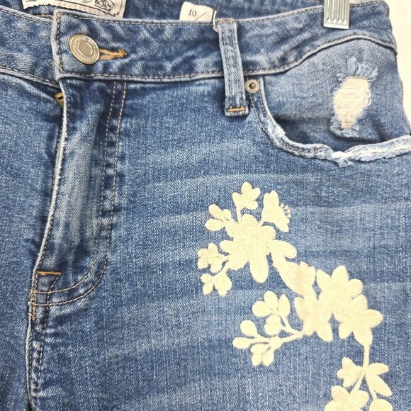 Lucky Brand LOlita Skinny Boho Floral Embroidered Denim Jeans  10/30 - Picture 5 of 11